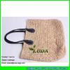 LDLF-017 natural straw crochet beach  raffia bag #2 small image