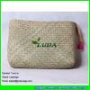 LDSC-188 natural seagrass bag hand plaited lady pouch clutch straw handbag #1 small image