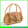 LDTT-009 2018 new designer rattan handbag lady handmade straw rattan bag