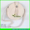 LDMX-030 Round sling handbag white cotton rope braided macrame shoulder bag for summer 2018