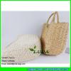 LDZS-099 2018 new hand plaited tote bag natural paper straw bags #2 small image