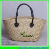 LDMC-007 golden sequins star triming natural woven straw totes