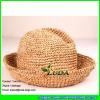 LDMZ-001 natural raffa cap crochet floopy straw hats