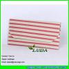 LDZB-061 striped lady handbag paper straw envelope clutch bag #1 small image