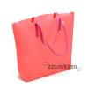 Hot Sale Women Shoulder Bag Jelly Silicone Shopping Bag Shopper Tote Beach Purse