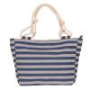 2016 Canvas Handbags Fashion Flower Print Stripes Large Beach Bags Shoulder Bag