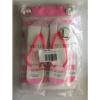 Victoria&#039;s Secret Pink &amp; White Beach Tote Bag &amp; Flip Flops Set Size 9-10 (Large)