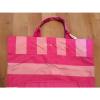 NEW  Victorias Secret large tote bag - shopper beach bag pink stripe