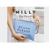 Milly Zip Pouch Clutch Bag Blue Beach Please  - FabFitFun