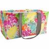 Defect Thirty one Large utility beach storage tote bag 31 gift Island Damask