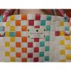 KATE SPADE NEW YORK Extra large Tote Shopper Beach Shoulder Bag Multicolor NEW