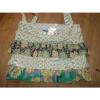 FUNKTION White Label Multi-Color Floral Ruffle 2 Strap Extra Large Beach Bag