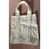 MARC JACOBS Fragrances Khaki/Bone/Ivory/Beige Cotton Canvas Beach Bag