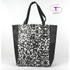 Victoria&#039;s Secret Angels Leopard Faux Leather Tote Shopper Beach Book Bag  VS909