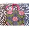 OLD NAVY Tote Beach Bag Flowers w/removable matching wallet MESH LIKE *flaw hole