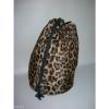 1960&#039;s~Retro~Vintage LEOPARD Bucket Handbag~Beach Bag~Purse Tote~mini Duffle Bag