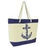 Anchor Design Shoulder / Beach / Shopping Bag with Rope Handle