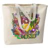I Love Beach Music New Large Canvas Tote Bag Travel Shop Neon Cool