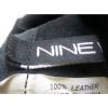 NINE WEST Suede Leather Tote Shopper Purse Handbag Carryall BLACK Beach Bag #5 small image