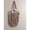 Hobo Tote Shopper Beach Cotton Purse Bag Pink
