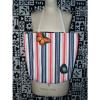 Catatonic Clothing&#039;s Handmade Striped Butterfly Beach Bag #2 small image