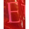 Victorias Secret 21&#034; Tote Travel Beach Bag Red Bow RUNWAY SIGNATURE &#039;09