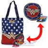 DC Comics Wonder Woman Packable Tote Beach Bag Handbag Reusable Grocery Bags