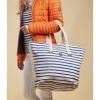 Barbour Sealand Tote Bag / Beach Bag / Nautical Stripe / Zipper Tote - NEW #1 small image