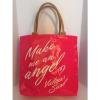 VICTORIAS SECRET LIMITED Edition Make me an Angel Pink Tote Beach Bag 16&#034; x 18&#034;