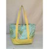 NWOT  LILLY PULITZER BABY BLUE/ YELLOW BEACH BAG WITH BEACH DESIGNS