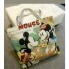 Mickey Mouse Canvas Handbag Tote  Shoulder Bag School  Beach Bag