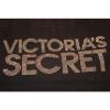 Victoria&#039;s Secret Black Handbag Canvas Tote Shoulder Shopping/Beach Bag