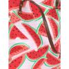 Watermelon Print 14&#034; Canvas Beach Diaper Tote Bag Purse Shopper