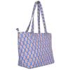 Blue Cotton Block Print Tote Bag 14&#034;x20&#034; Shopper Market Beach Accessory India