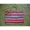 NWT New Victoria&#039;s Secret Pink Big Take Me to the Beach Large Canvas Tote Bag