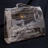 Auth HERMES Kelly Beach Hand Bag SOUVENIR DE L&#039;EXPOSITION Vinyl 1997 VTG V09420