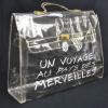 Authentic HERMES KELLY VINYL Beach Hand Bag SOUVENIR DE L&#039;EXPOSITION 1997 V01917