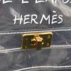 Authentic HERMES Kelly Beach Hand Bag SOUVENIR DE L&#039;EXPOSITION Vinyl 1997 V08014