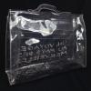 Authentic HERMES KELLY VINYL Beach Hand Bag SOUVENIR DE L&#039;EXPOSITION 1997 V14394
