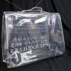 Authentic HERMES Vinyl Kelly Hand Beach Bag SOUVENIR DE L&#039;EXPOSITION 1997 V09638