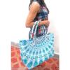 Women Mandala Cotton Bag Designer Large Tote Bag Handmade Beach Shopping Purse