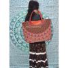 cotton Picnic bag gypsy handmade peacock bag mandala bohemian beach tote bag