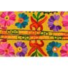 Yellow Suzani Embroidery Tote Bag Womens Cross body Shopping Beach Jhola AQ8