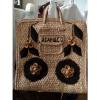 Vintage ACAPULCO Mexico Souvenir Straw Shopping / Beach Bag LARGE