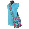 SkyBlue Suzani Embroidery Tote Bag Womens Cross body Shopping Beach Jhola AQ16 #3 small image
