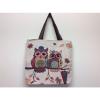 Women&#039;s Canvas Shopping Bag Owls Canvas Tote Bag Shoulder Canvas Bag, Beach Bag