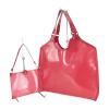 Auth LOUIS VUITTON Plage Lagoon GM Red Epi Vinyl Beach Tote Bag and Pouch #25309