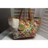 Lily Bloom Large Cotton Canvas Tote Bag School Travel Beach - Large - NWT #2 small image