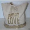 VICTORIA&#039;S SECRET Summer Love Pink Beach Travel School Gym Pool Bag Tote Carry #4 small image