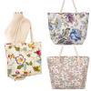 Women Beach Fashion Handbag Shoulder FLORAL CANVAS Large Day Tote Shopping Bag #1 small image